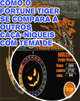 Halloween roleta ca&ccedil;a niquel